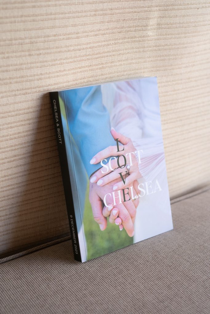 WedZine Mini Wedding Magazine Cover - Front Cover Design (choose from a number of cover design templates available)