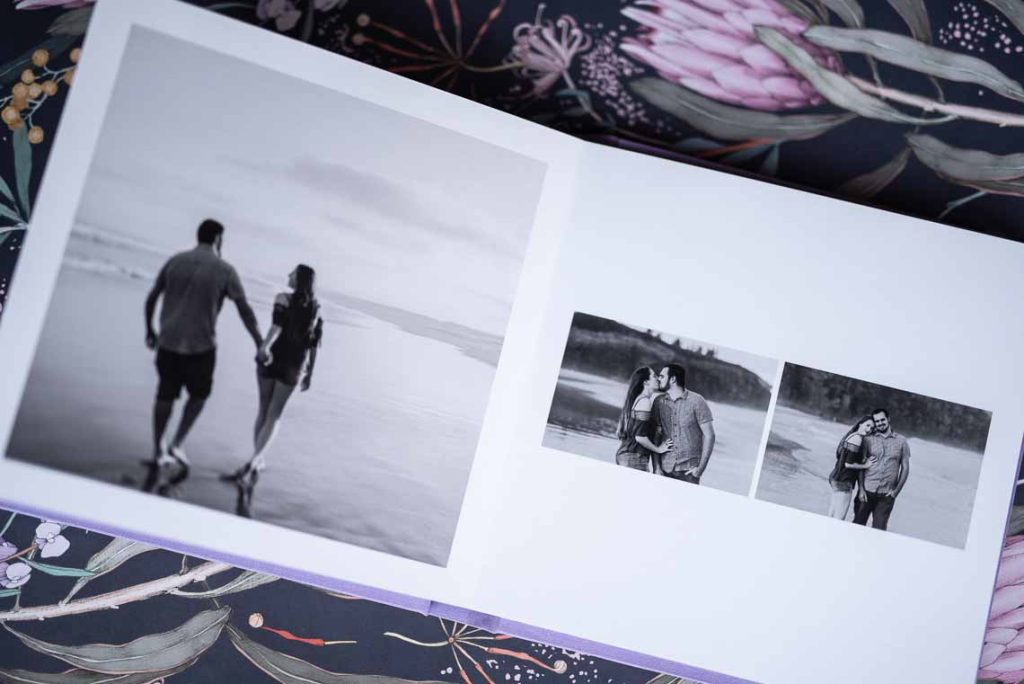 Personalised Wedding Guest Book collection with 60+ cover colour choices and custom name embossing.