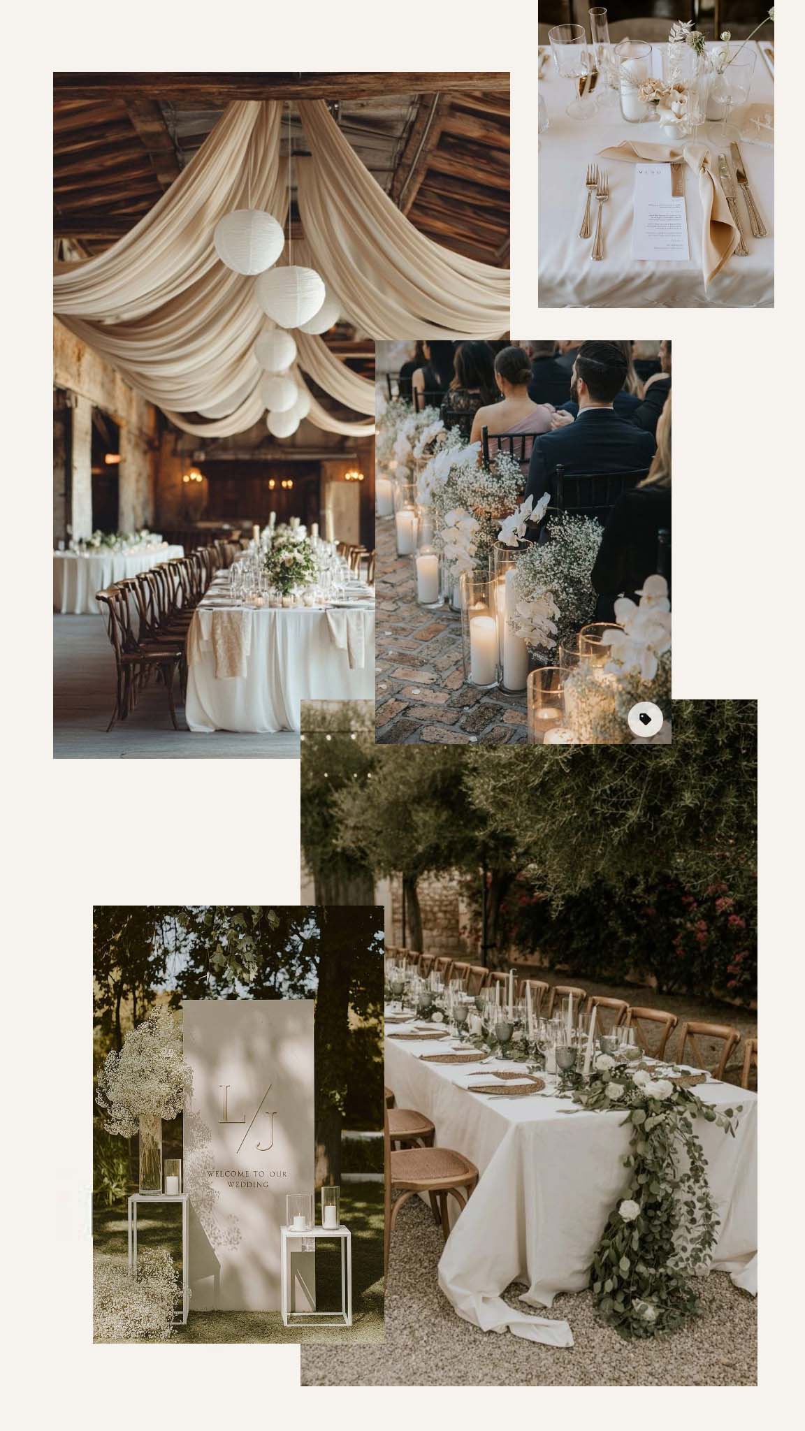 Dusty & Muted Neutrals Wedding Colour Palette Trends