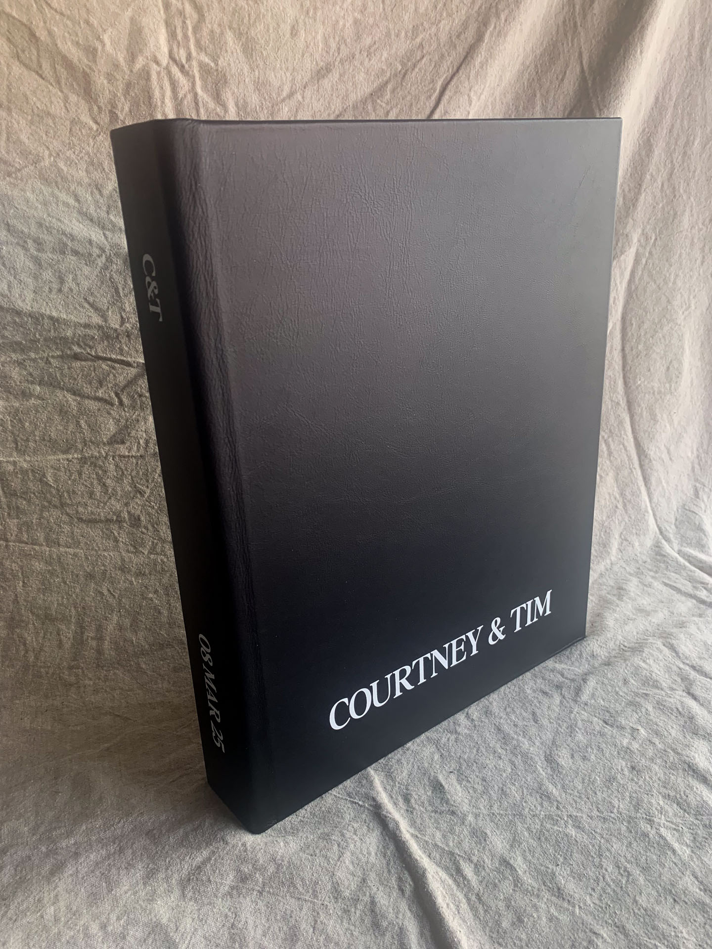 Fashion Collection Black and White Wedding Photo Album