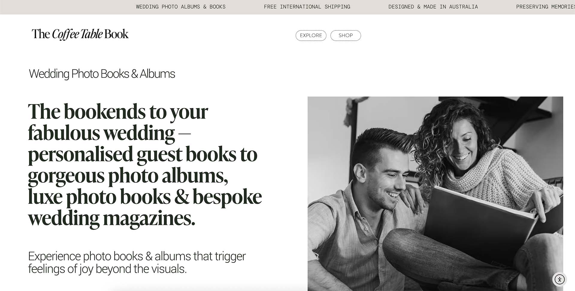 The Coffee Table Book Australia website