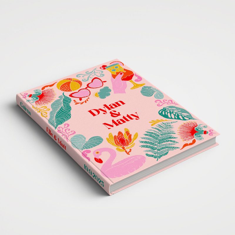Wedding Album Printed Covers - Beach Party