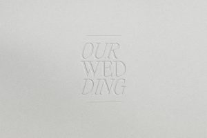 Personalised Wedding Photo Album and 2026 cover designs with blind (clear) debossed effect