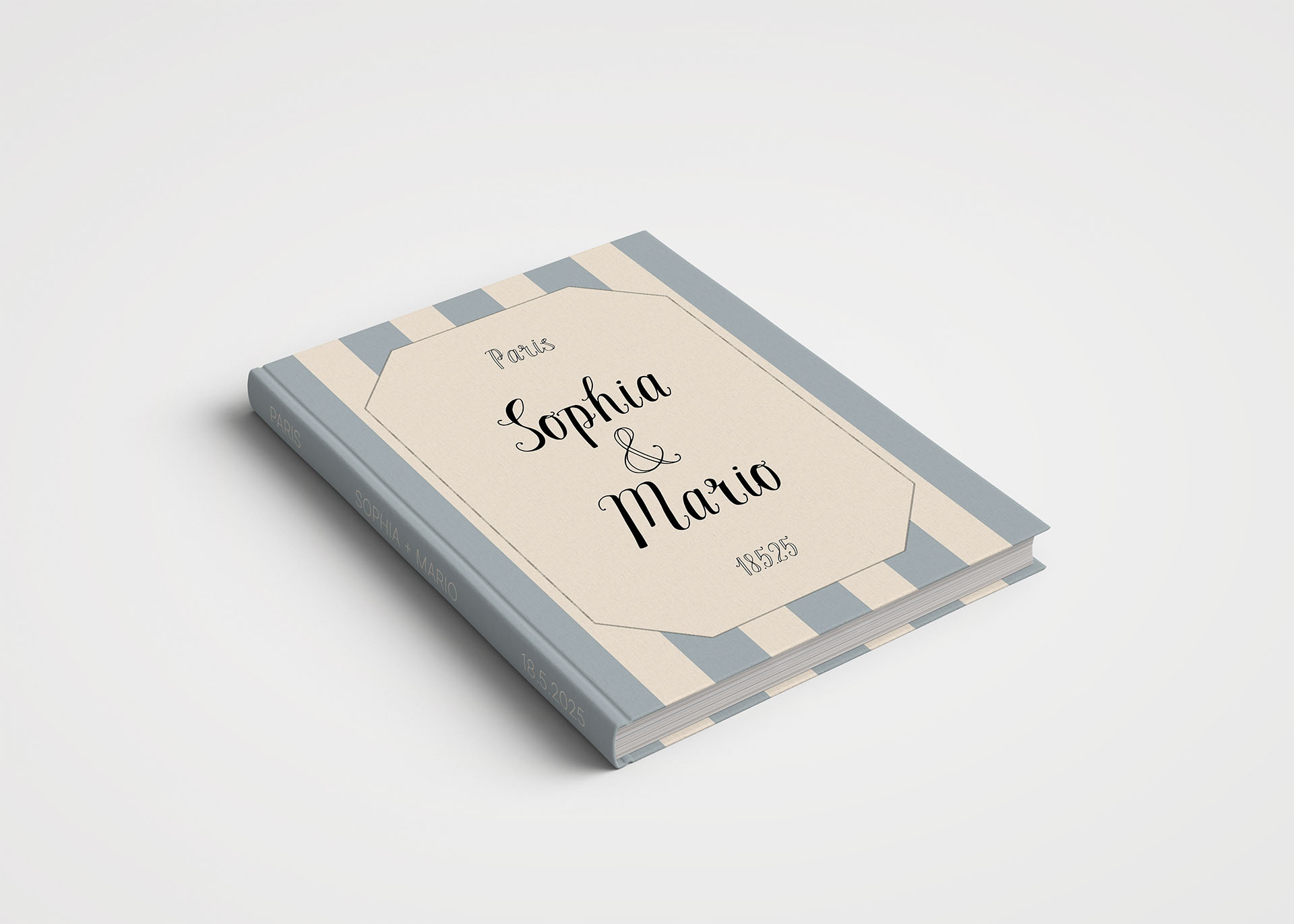 Wedding Album Printed Covers - Rococo Romance inspired by opulence celebrations and the Netflix series Bridgerton