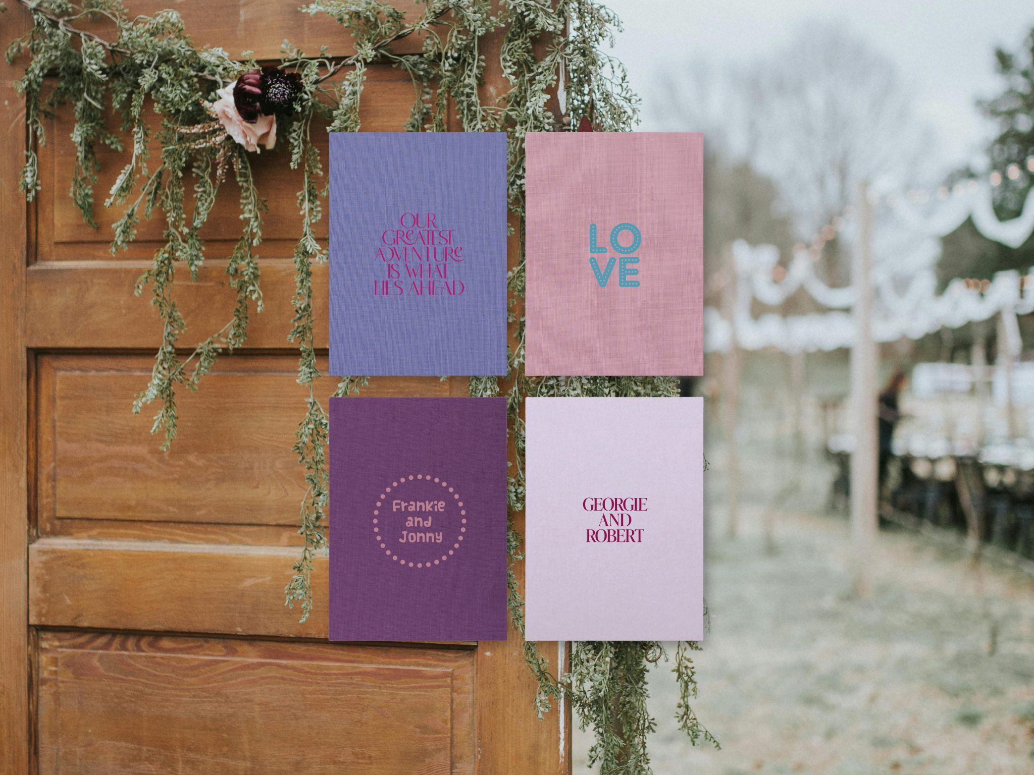 Whimsical Wedding Theme - The Coffee Table Book Album Style