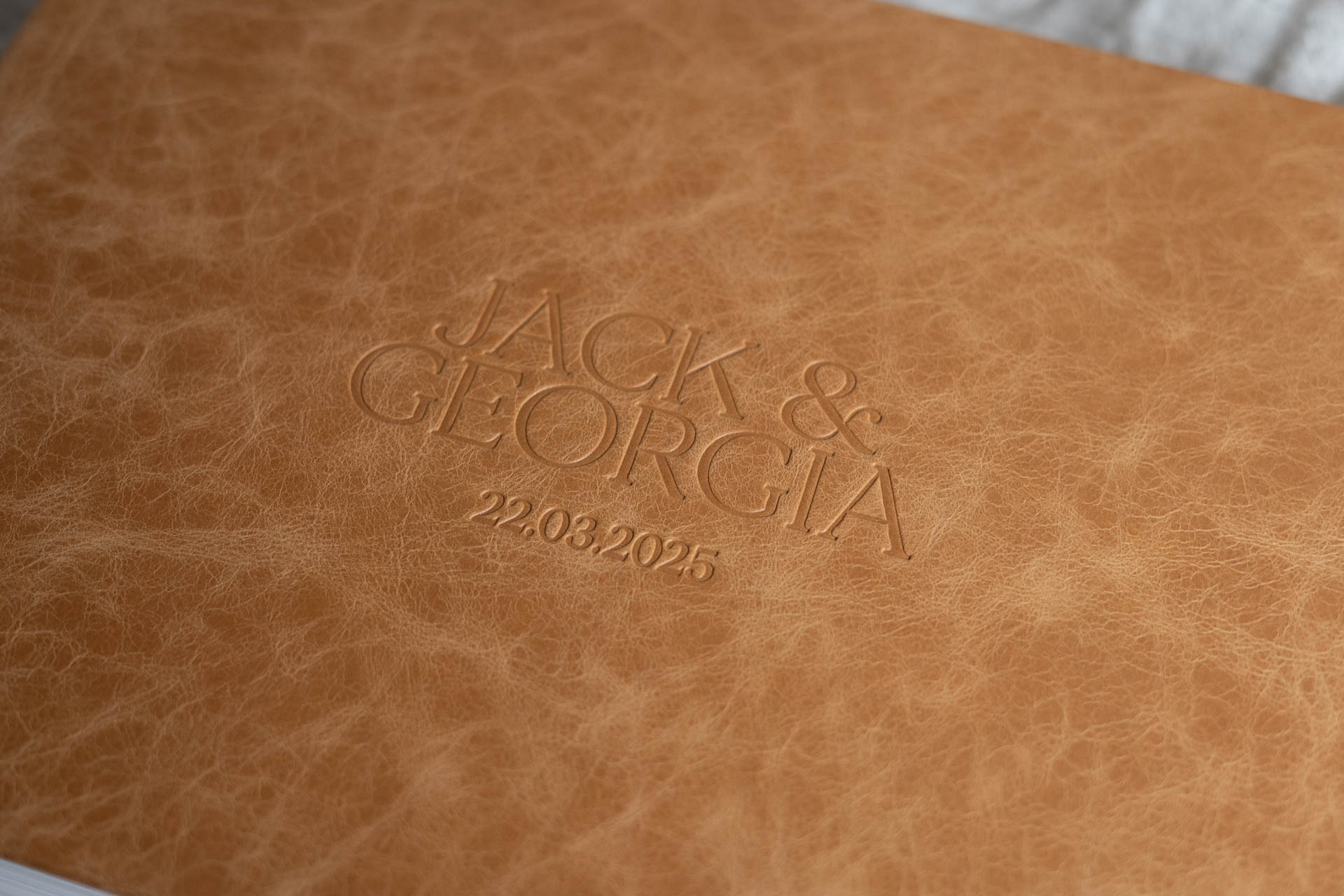 Wedding Album Premium Leather Biscotti 14x11 The Coffee Table Book Australia Wedding Album Designer