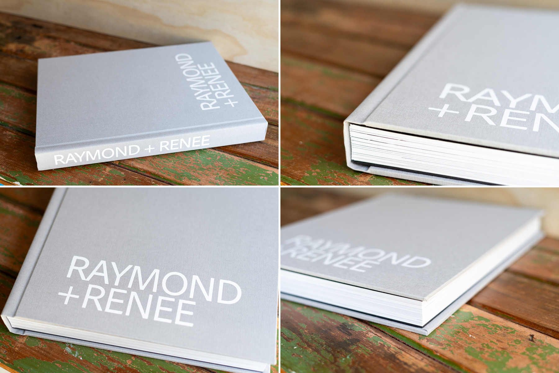 Linen Stone Grey, a cosy cool hue for a winter wedding album