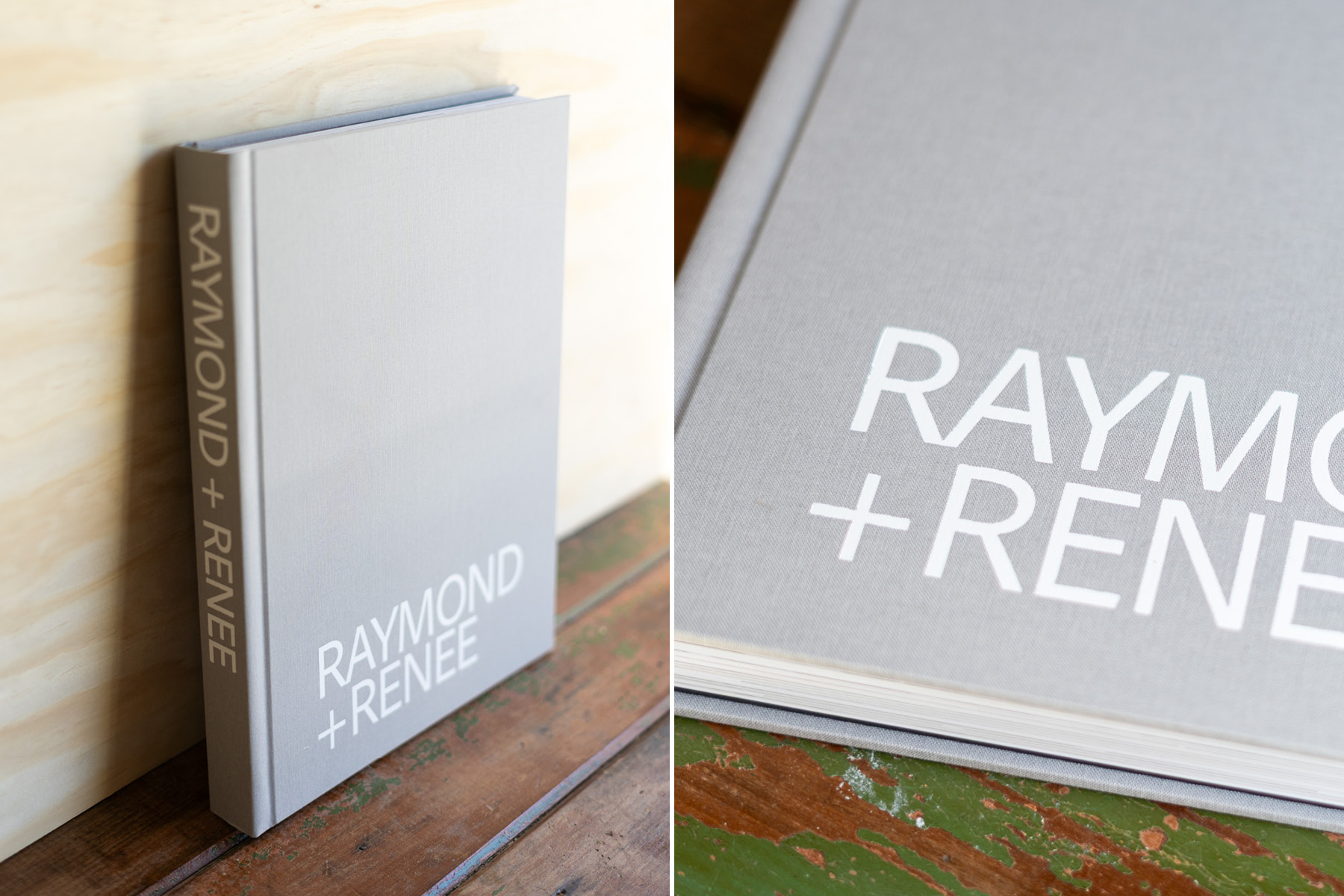 Linen Stone Grey, a cosy cool hue for a winter wedding album