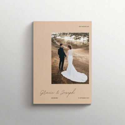 Wedding Magazine Cover Colour with Offset Image - Front Cover