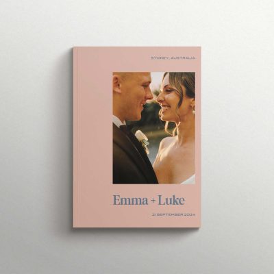 Wedding Magazine Custom Colour Cover with Feature Image - Front Cover