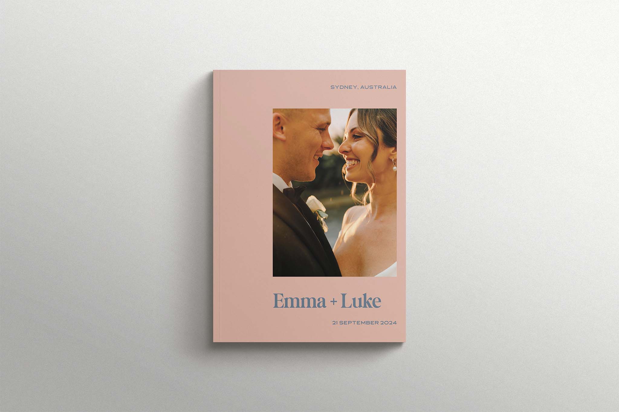 Wedding Magazine Custom Colour Cover with Feature Image - Front Cover