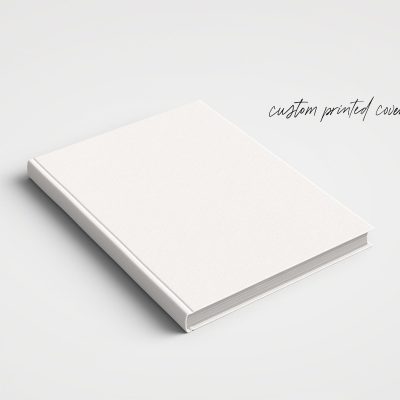 Custom Wedding Album with Printed Cover