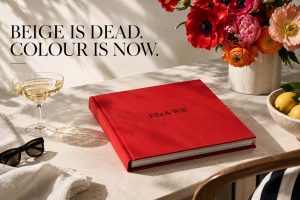 Beige is dead. Colour is now. Wedding Albums that make a statement.