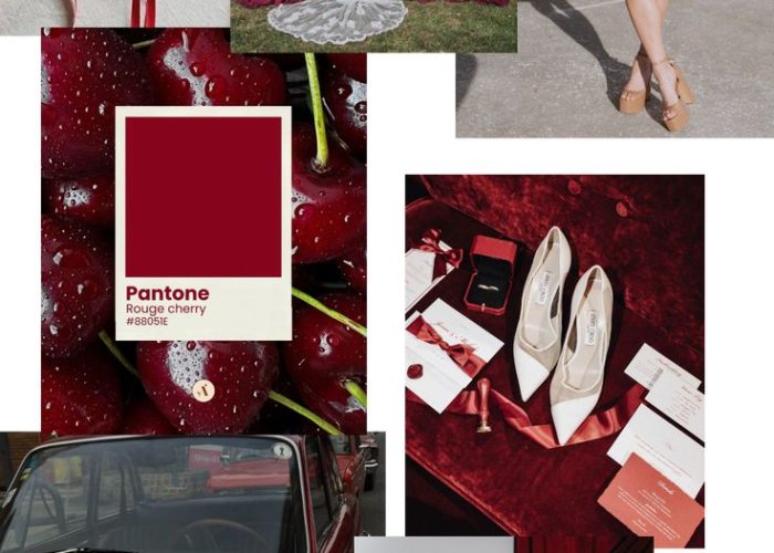 Cherry Red & Burgundy Wedding Colour Palette Trends