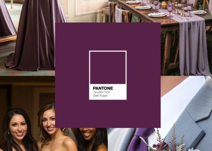 Drama Queen Purple Wedding Colour Palette