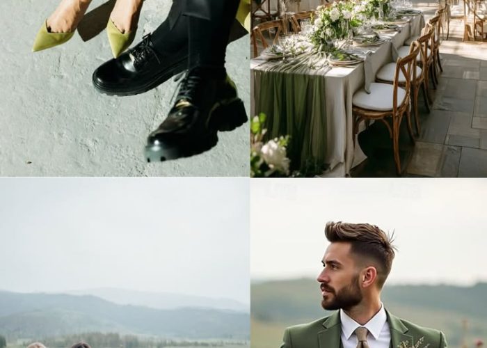 Green Wedding Colour Palette Trends