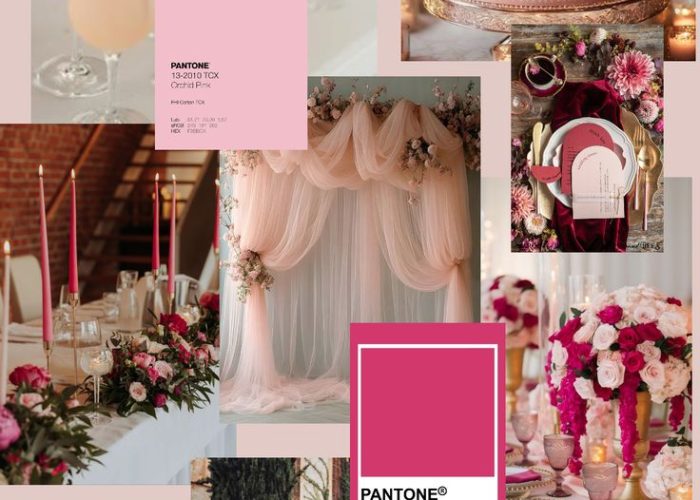 Playful & Feminine Pink Wedding Colour Palette Trends