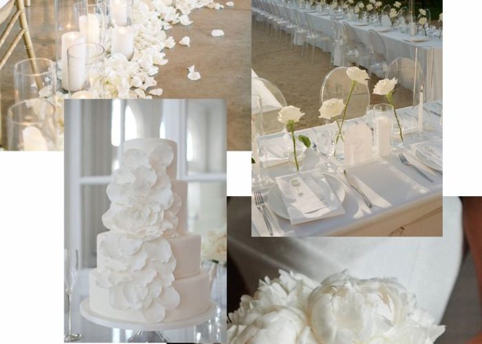 Pure White Wedding Colour Palette Trends