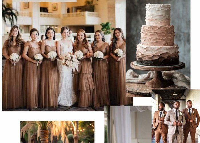 Rich Chocolate & Mocha Brown Wedding Colour Palette Trends