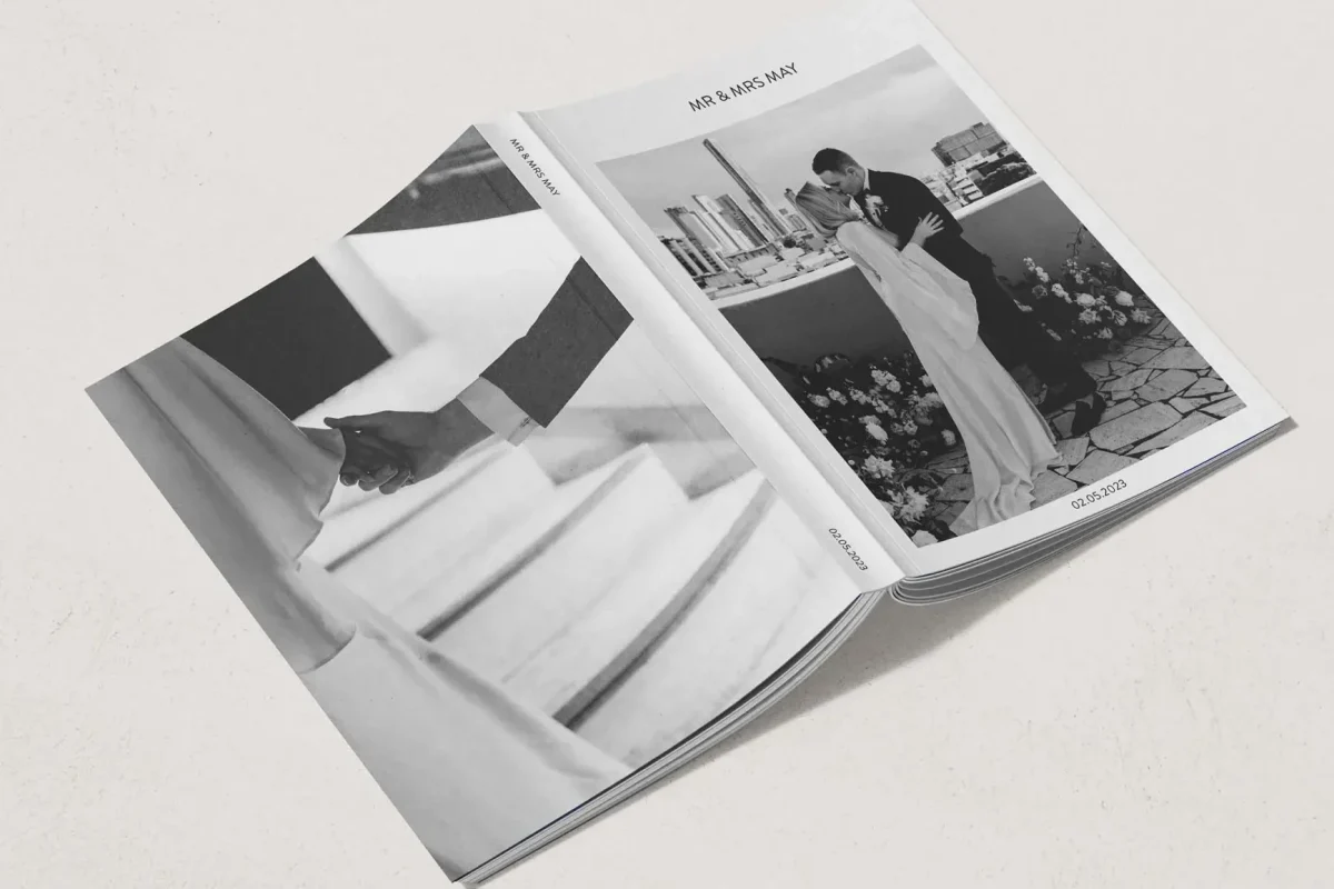 The Calile Hotel Wedding Magazine Cover