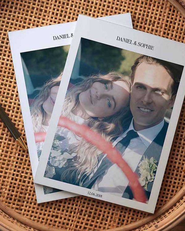 Wedding Magazine. A softcover premium magazine-style photo book that will have you falling in love with your wedding day all over again.